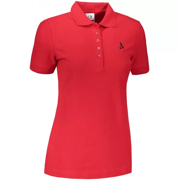  Tricou premium de damă cu guler ALTISPORT ALW002210 ROȘU 