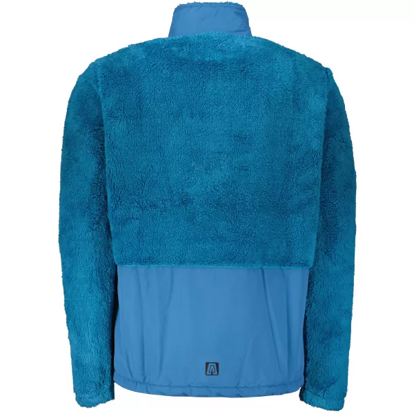  Hanorac pentru bărbați din fleece ALTISPORT HONOB MSWU307 ALBASTRU 