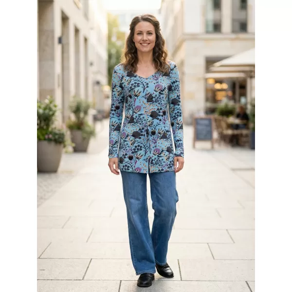  Tricou pentru femei KIXMI MARINA ALBASTRU 