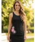 Maieu de damă ALTISPORT ALW106AL4 NEGRU ROZ