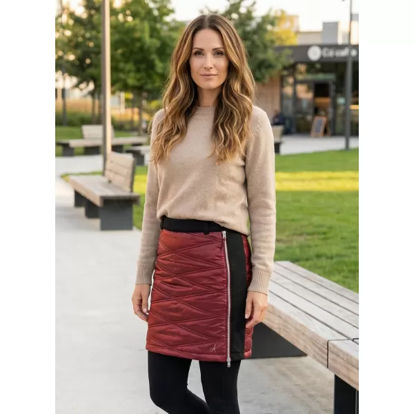  Fusta de dama ALTISPORT DAISA LSKU364 ROȘU/NEGRU 