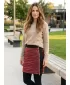 Fusta de dama ALTISPORT DAISA LSKU364 ROȘU/NEGRU