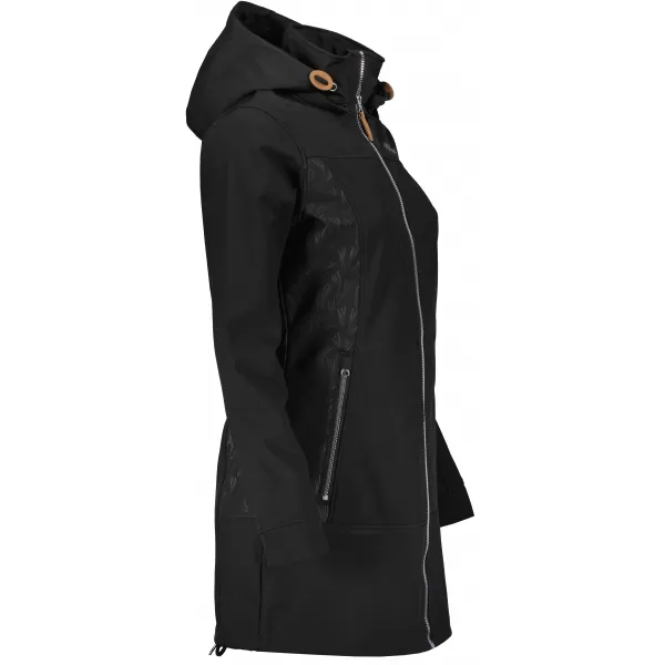  Palton softshell dama ALTISPORT GYMA LCTU163 NEGRU 