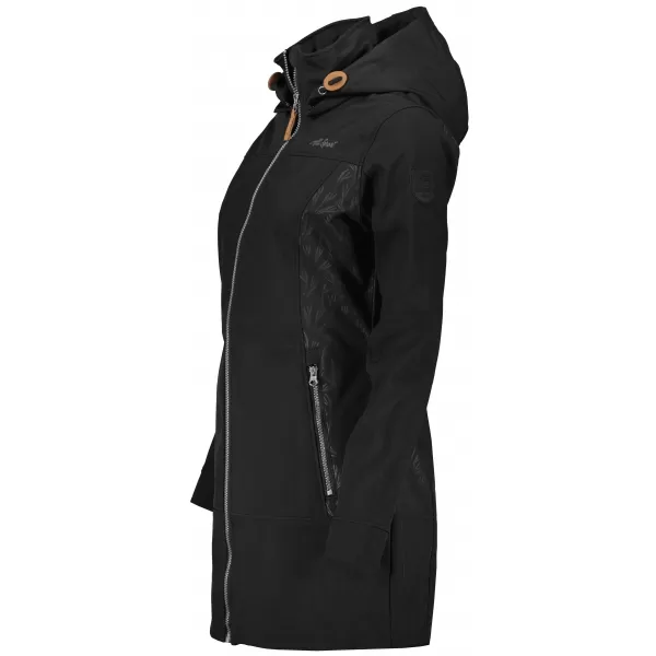  Palton softshell dama ALTISPORT GYMA LCTU163 NEGRU 