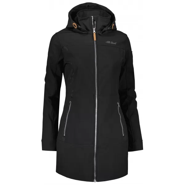  Palton softshell dama ALTISPORT GYMA LCTU163 NEGRU 