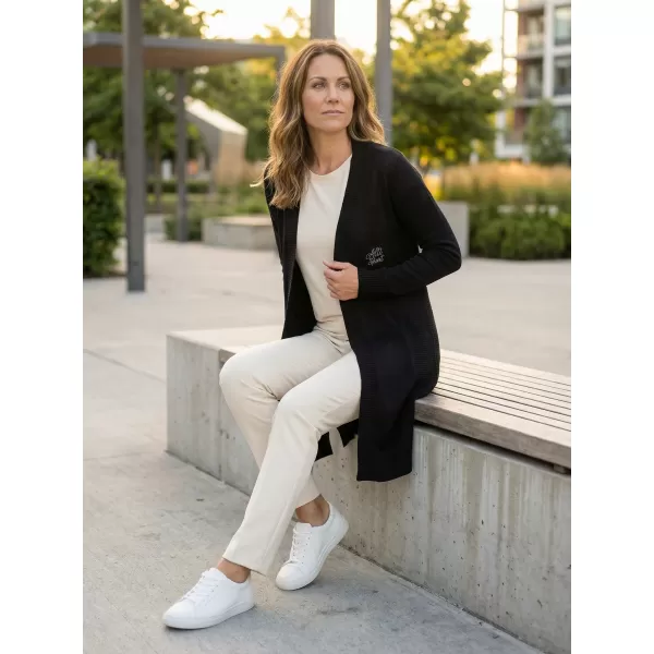  Cardigan de damă ALTISPORT KALISA LPLU104 NEGRU 