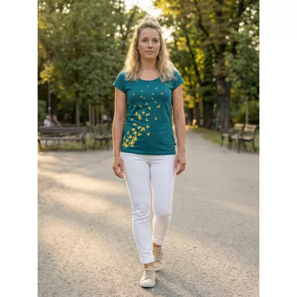  Tricou pentru femei ALTISPORT JEDRA LTSU841 KEROSENUL 