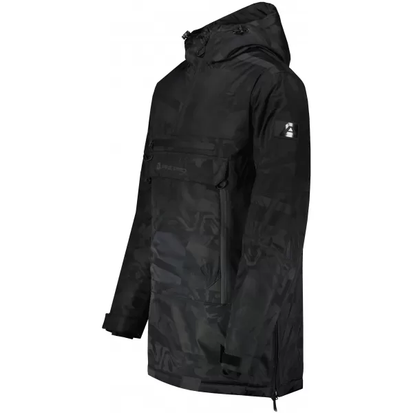  Geacă de iarnă pentru bărbați ALPINE PRO CLOC MJCU527 NEGRU/VERDE 