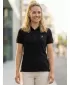 Tricou premium de damă cu guler ALTISPORT ALW002210 ALB-NEGRU