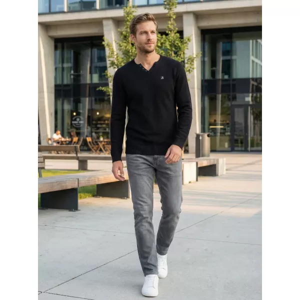  Pulover pentru bărbați ALTISPORT SWEK MPLU108 NEGRU 
