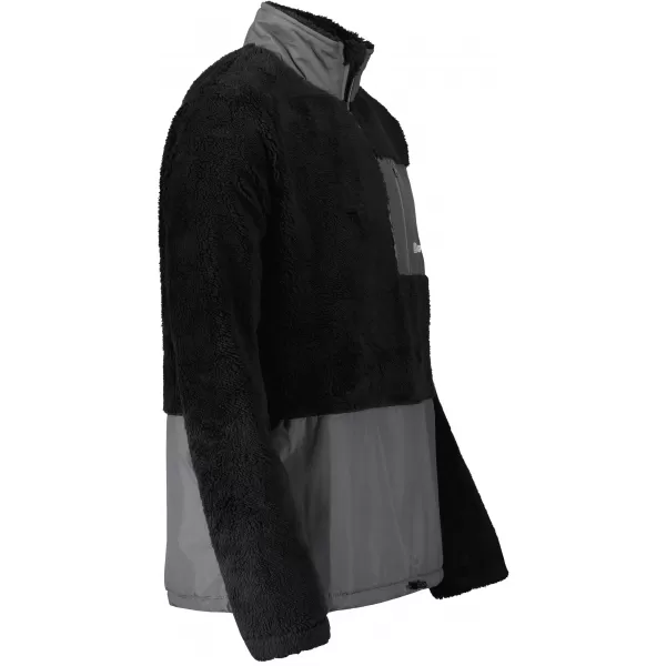  Hanorac pentru bărbați din fleece ALTISPORT HONOB MSWU307 NEGRU 