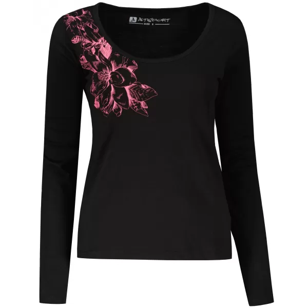  Tricou pentru femei ALTISPORT KOLIA LTSU837 NEGRU 