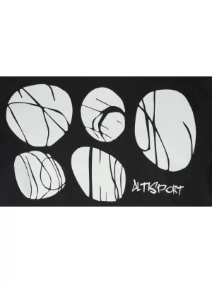 Tricou pentru copii ALTISPORT ALK122138 NEGRU