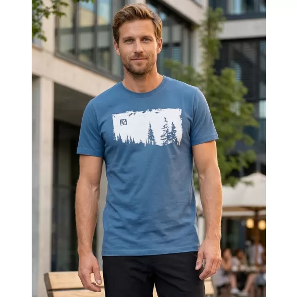  Pánské triko ALTISPORT CARRYOVER ALM111129 DENIM 