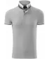 Tricou pentru bărbați cu guler MALFINI PREMIUM COLLAR UP 256 GRI ARGINTIU