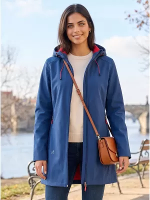 Palton softshell dama ALTISPORT DERAURA LCTU166 ALBASTRU INCHIS