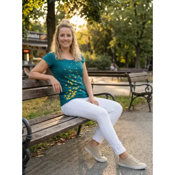  Tricou pentru femei ALTISPORT JEDRA LTSU841 KEROSENUL 