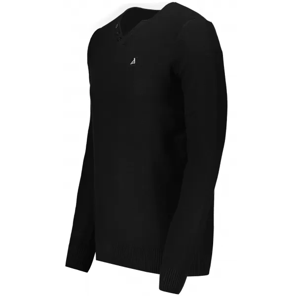  Pulover pentru bărbați ALTISPORT SWEK MPLU108 NEGRU 
