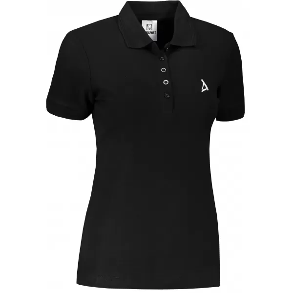  Tricou premium de damă cu guler ALTISPORT ALW002210 ALB-NEGRU 