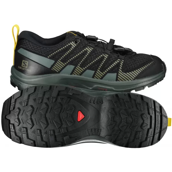  Pantofi pentru copii SALOMON XA PRO V8 J L41436100 NEGRU/GRI/GALBEN 