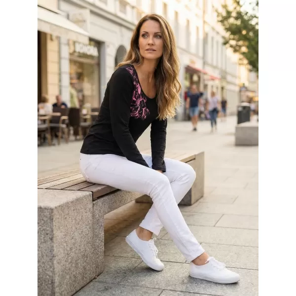  Tricou pentru femei ALTISPORT KOLIA LTSU837 NEGRU 
