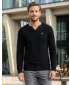 Pulover pentru bărbați ALTISPORT SWEK MPLU108 NEGRU