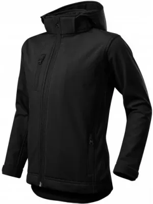 Jachetă softshell pentru copii MALFINI PERFORMANCE 535 NEGRU