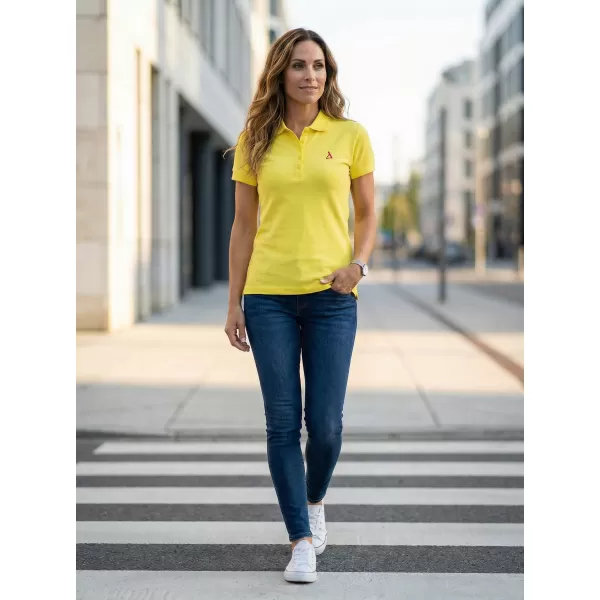  Tricou premium de damă cu guler ALTISPORT ALW002210 LĂMÂIE 