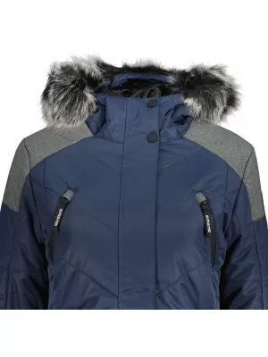 Jacheta de iarnă pentru femei ALPINE PRO ICYBA 7 LJCU456 ALBASTRU ÎNCHIS