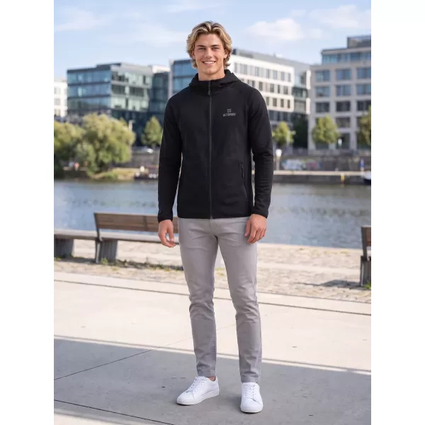  Hanorac premium pentru bărbați ALTISPORT ALM006417 NEGRU 