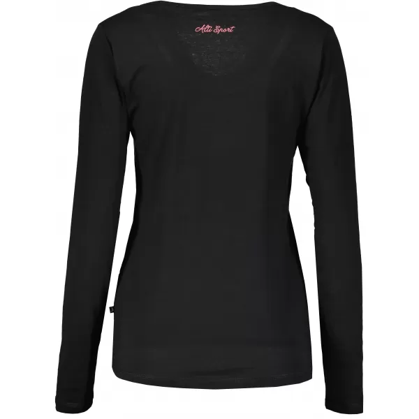  Tricou pentru femei ALTISPORT KOLIA LTSU837 NEGRU 