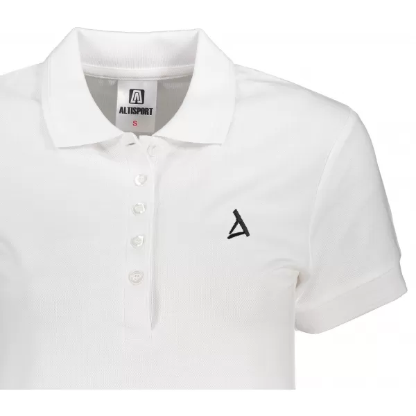  Tricou premium de damă cu guler ALTISPORT ALW002210 ALB 