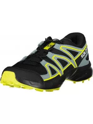 Pantofi de alergare pentru copii SALOMON SPEEDCROSS J L41447100 NEGRU/NEGRU/VERDE