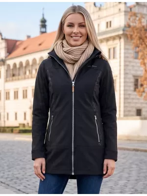 Palton softshell dama ALTISPORT GYMA LCTU163 NEGRU