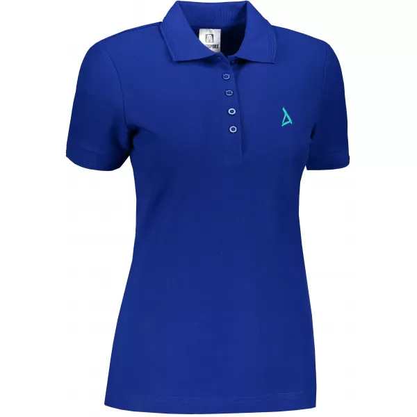  Tricou premium de damă cu guler ALTISPORT ALW002210 ALBASTRU REGAL 