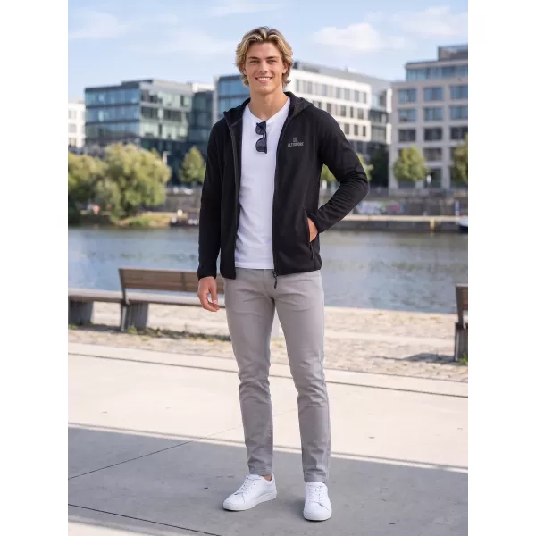  Hanorac premium pentru bărbați ALTISPORT ALM006417 NEGRU 