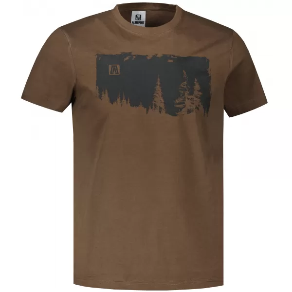  Pánské triko ALTISPORT CARRYOVER ALM111129 ARMY 