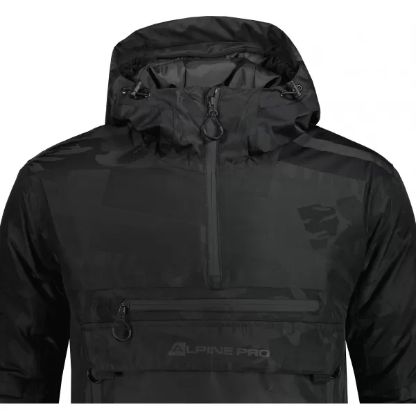  Geacă de iarnă pentru bărbați ALPINE PRO CLOC MJCU527 NEGRU/VERDE 