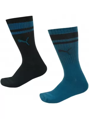 Șosete PUMA CREW HERITAGE STRIPE 2P 907944-05 NEGRU