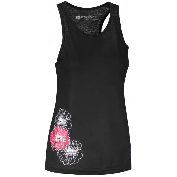  Maieu de damă ALTISPORT ALW106AL4 NEGRU ROZ 