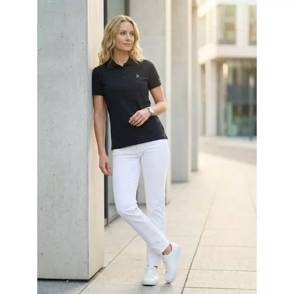  Tricou premium de damă cu guler ALTISPORT ALW002210 ALBASTRU MARIN 