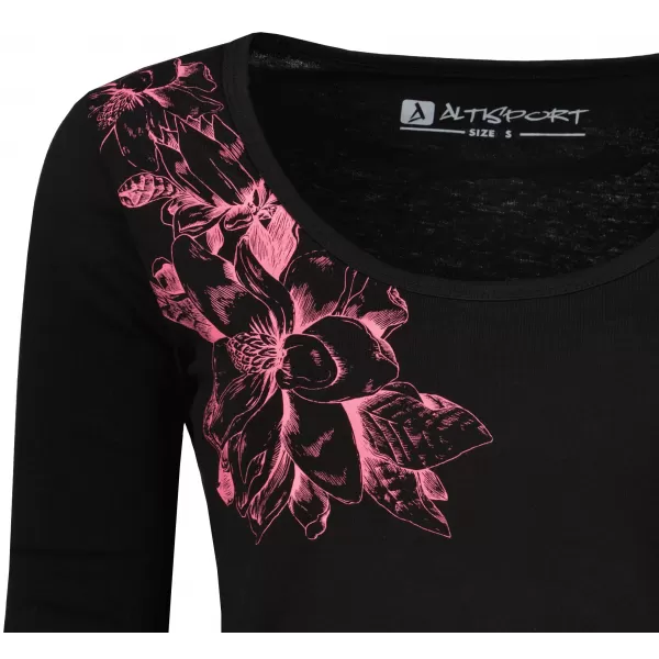  Tricou pentru femei ALTISPORT KOLIA LTSU837 NEGRU 