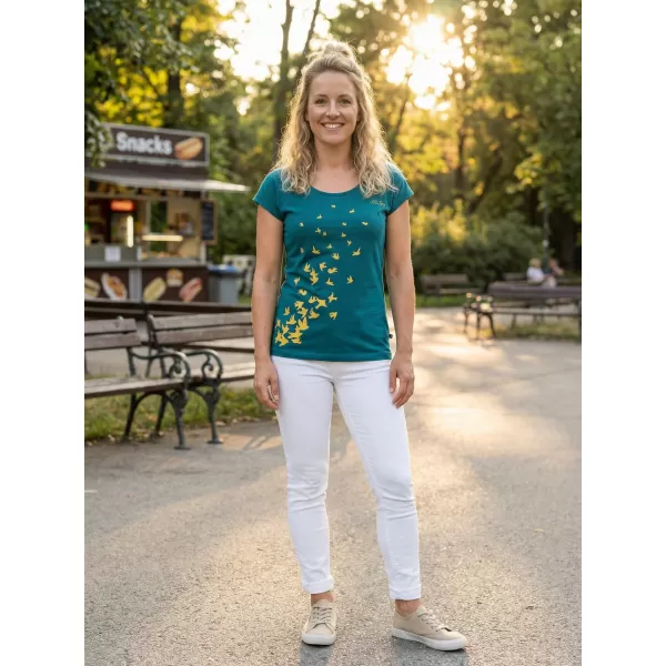  Tricou pentru femei ALTISPORT JEDRA LTSU841 KEROSENUL 