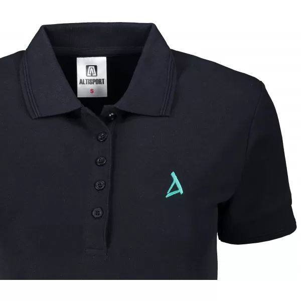 Tricou premium de damă cu guler ALTISPORT ALW002210 ALBASTRU MARIN 