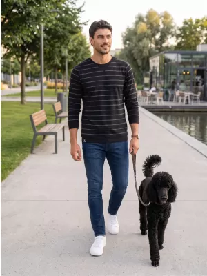 Tricou pentru bărbați ALTISPORT KIAFAT MTSU706 NEGRU