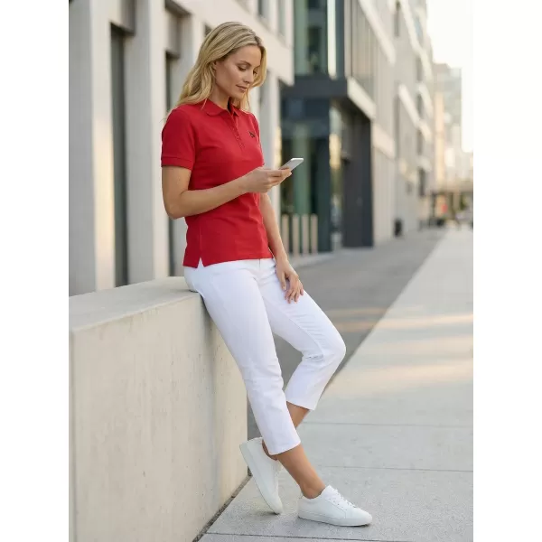 Tricou premium de damă cu guler ALTISPORT ALW002210 ROȘU 