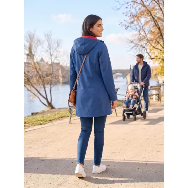  Palton softshell dama ALTISPORT DERAURA LCTU166 ALBASTRU INCHIS 