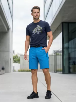 Pánské triko ALTISPORT CARRYOVER ALM115129 NÁMOŘNÍ MODRÁ