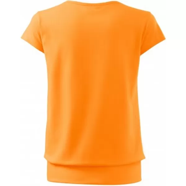  Tricou pentru femei MALFINI CITY 120 PORTOCALA MANDARINA 
