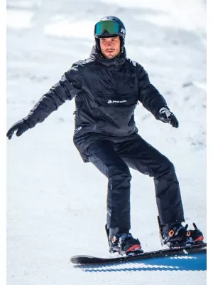 Geacă de iarnă pentru bărbați ALPINE PRO CLOC MJCU527 NEGRU/VERDE